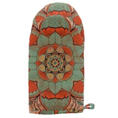 Mandala Floral Decorative Flower Microwave Oven Glove