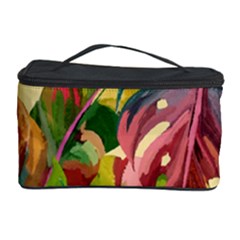 Monstera Colorful Leaves Foliage Cosmetic Storage Case