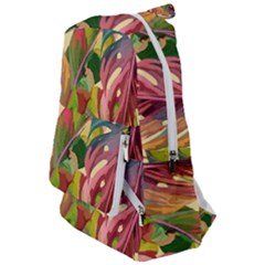 Monstera Colorful Leaves Foliage Travelers  Backpack by Maspions