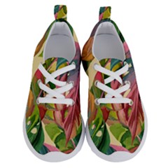 Monstera Colorful Leaves Foliage Running Shoes