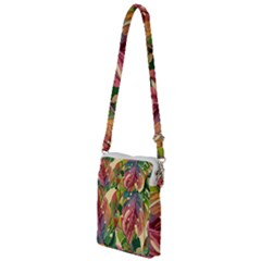 Monstera Colorful Leaves Foliage Multi Function Travel Bag