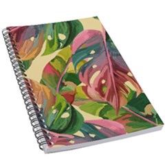 Monstera Colorful Leaves Foliage 5 5  X 8 5  Notebook