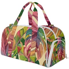 Monstera Colorful Leaves Foliage Burner Gym Duffel Bag