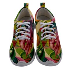 Monstera Colorful Leaves Foliage Women Athletic Shoes