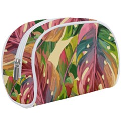 Monstera Colorful Leaves Foliage Make Up Case (large)