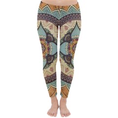 Mandala Floral Decorative Flower Classic Winter Leggings