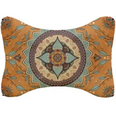 Mandala Floral Decorative Flower Seat Head Rest Cushion by Maspions