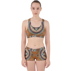 Mandala Floral Decorative Flower Work It Out Gym Set