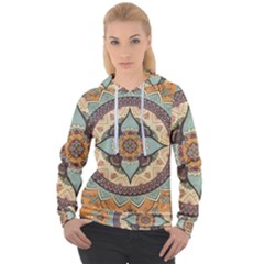 Mandala Floral Decorative Flower Women s Overhead Hoodie