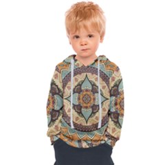 Mandala Floral Decorative Flower Kids  Overhead Hoodie