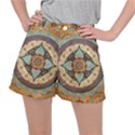 Mandala Floral Decorative Flower Women s Ripstop Shorts View1