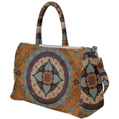 Mandala Floral Decorative Flower Duffel Travel Bag