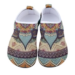 Mandala Floral Decorative Flower Men s Sock-style Water Shoes by Maspions