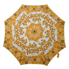 Bee Honey Honeycomb Hexagon Hook Handle Umbrellas (medium)