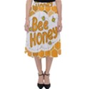 Bee Honey Honeycomb Hexagon Classic Midi Skirt View1