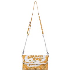 Bee Honey Honeycomb Hexagon Mini Crossbody Handbag