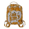 Bee Honey Honeycomb Hexagon Flap Pocket Backpack (Small) View3