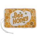 Bee Honey Honeycomb Hexagon Pen Storage Case (L) View1