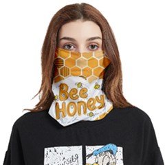 Bee Honey Honeycomb Hexagon Face Covering Bandana (two Sides)