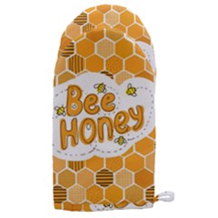 Bee Honey Honeycomb Hexagon Microwave Oven Glove by Maspions