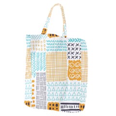 Premium Quality Elegant Orange Giant Grocery Tote by Maspions