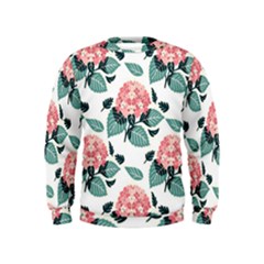 Flowers Hydrangeas Kids  Sweatshirt