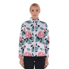 Flowers Hydrangeas Women s Bomber Jacket by Maspions