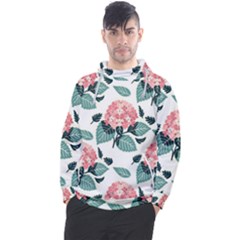 Flowers Hydrangeas Men s Pullover Hoodie