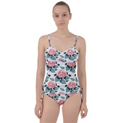 Flowers Hydrangeas Sweetheart Tankini Set