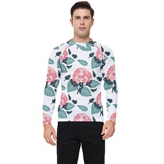 Flowers Hydrangeas Men s Long Sleeve Rash Guard