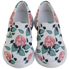 Flowers Hydrangeas Kids Lightweight Slip Ons