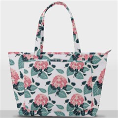 Flowers Hydrangeas Back Pocket Shoulder Bag 