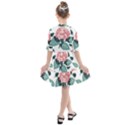 Flowers Hydrangeas Kids  All Frills Chiffon Dress View2