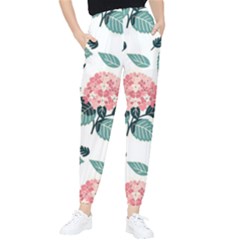 Flowers Hydrangeas Women s Tapered Pants