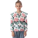 Flowers Hydrangeas Kids  Peter Pan Collar Blouse View1