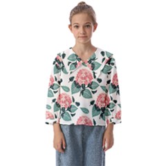 Flowers Hydrangeas Kids  Sailor Shirt