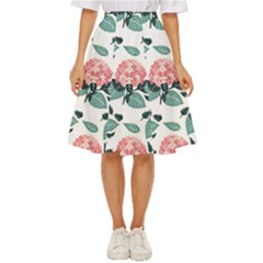 Flowers Hydrangeas Classic Short Skirt