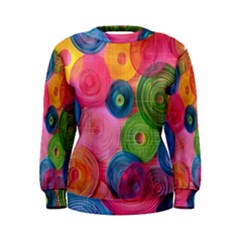 Colorful Abstract Patterns Women s Sweatshirt