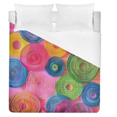 Colorful Abstract Patterns Duvet Cover (queen Size)