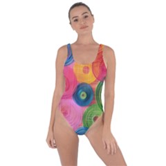 Colorful Abstract Patterns Bring Sexy Back Swimsuit