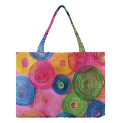 Colorful Abstract Patterns Medium Tote Bag