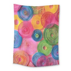 Colorful Abstract Patterns Medium Tapestry