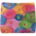 Colorful Abstract Patterns Seat Cushion View1