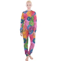 Colorful Abstract Patterns Women s Lounge Set