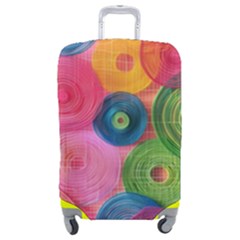 Colorful Abstract Patterns Luggage Cover (medium)