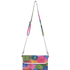 Colorful Abstract Patterns Mini Crossbody Handbag