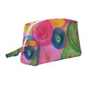 Colorful Abstract Patterns Wristlet Pouch Bag (Medium) View1