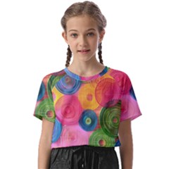 Colorful Abstract Patterns Kids  Basic T-shirt