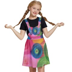 Colorful Abstract Patterns Kids  Apron Dress