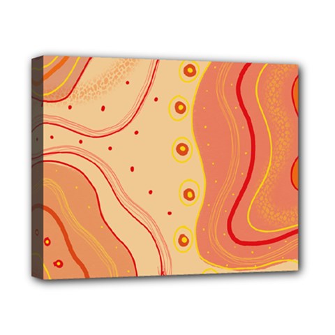 Lines Abstract Colourful Design Canvas 10  X 8  (stretched)